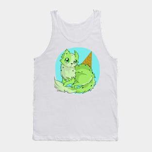 Mint Kitty Tank Top